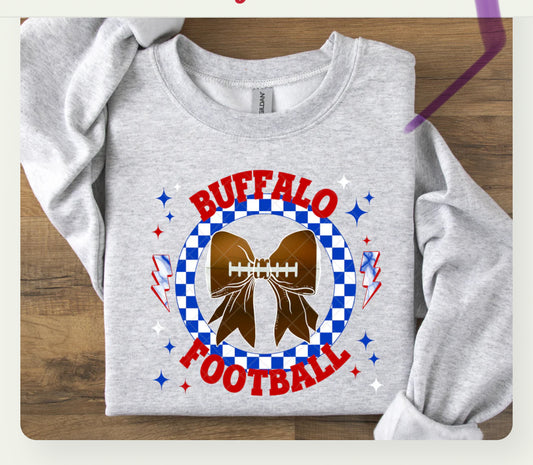 Buffalo Football Bow