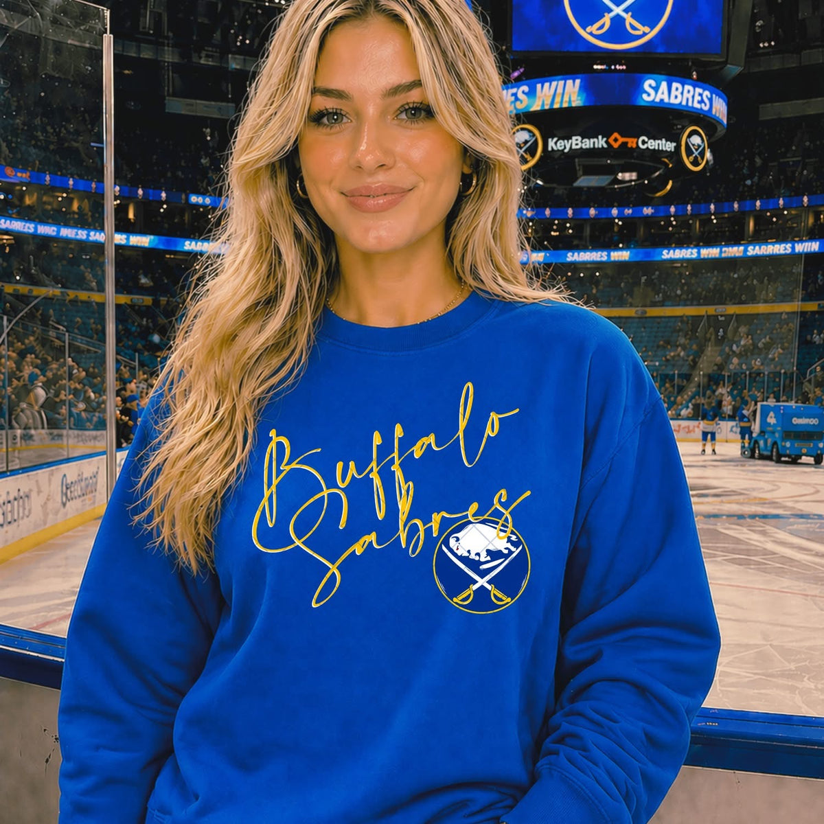 BUF Sabres Yellow script