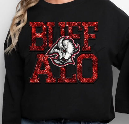Buffalo Goat Head Glitter