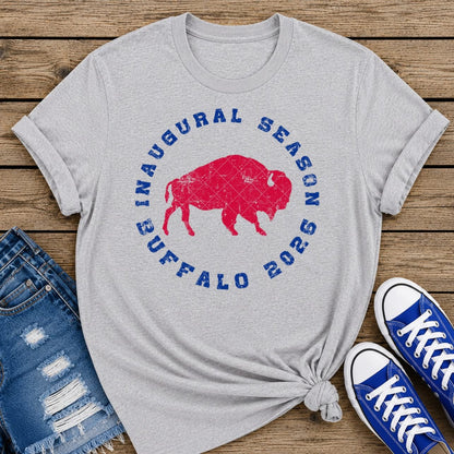 Inaugural Red Standing Buffalo