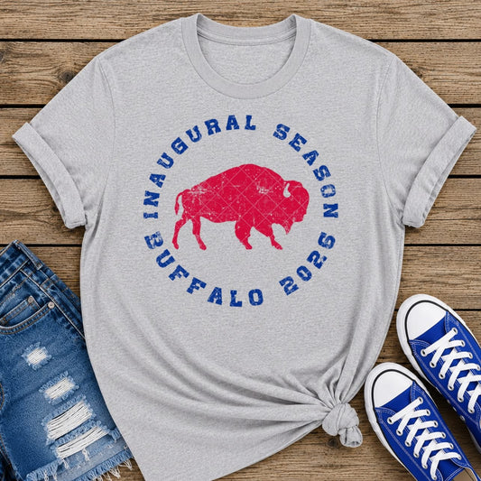 Inaugural Red Standing Buffalo