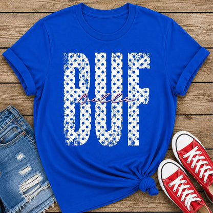 Buff Polka Dot White