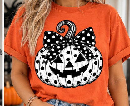 Polka Dot Pumpkin