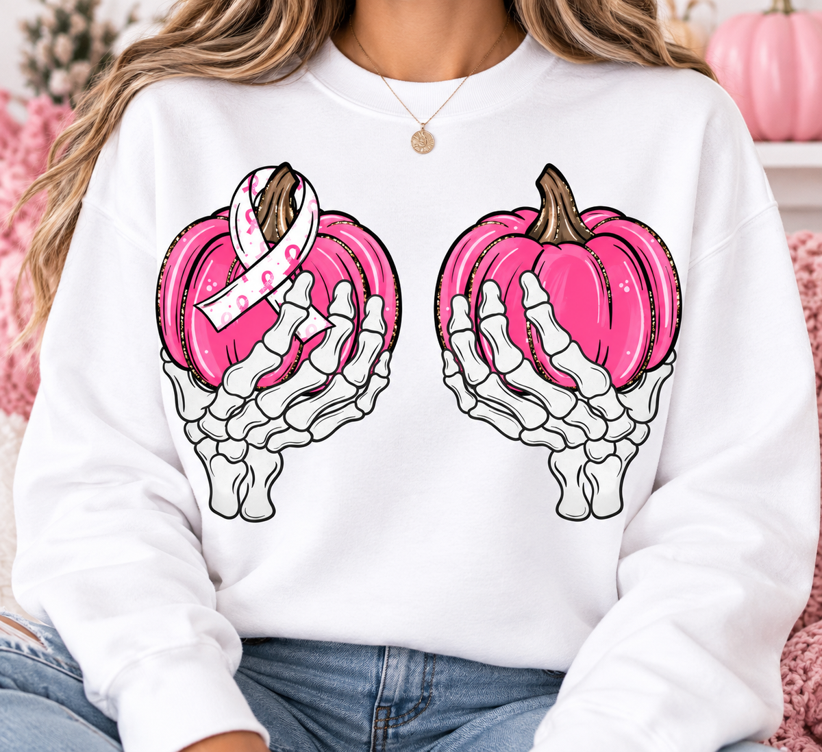 Breast Cancer Pumpkins