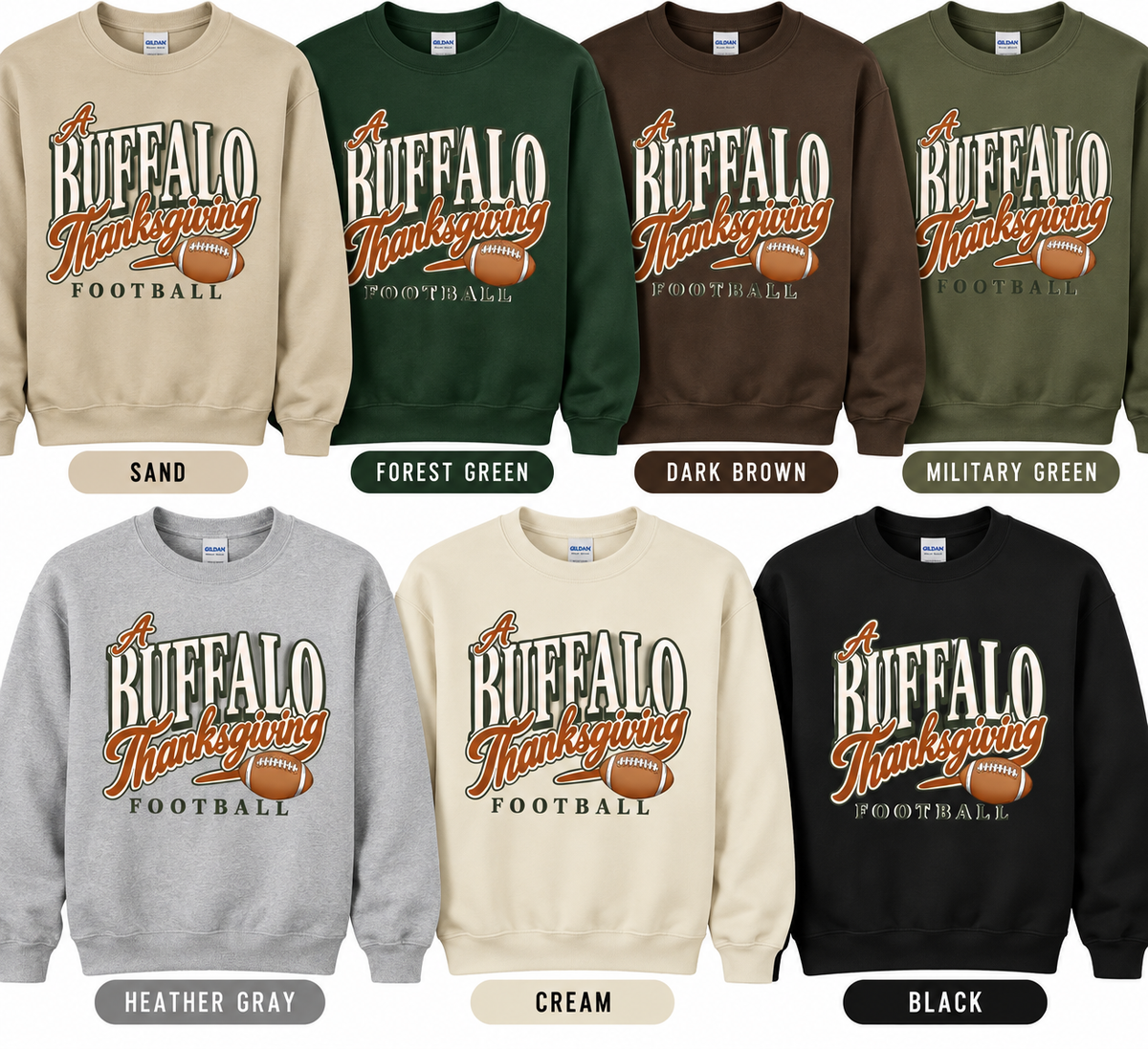 Buffalo Thanksgiving brown